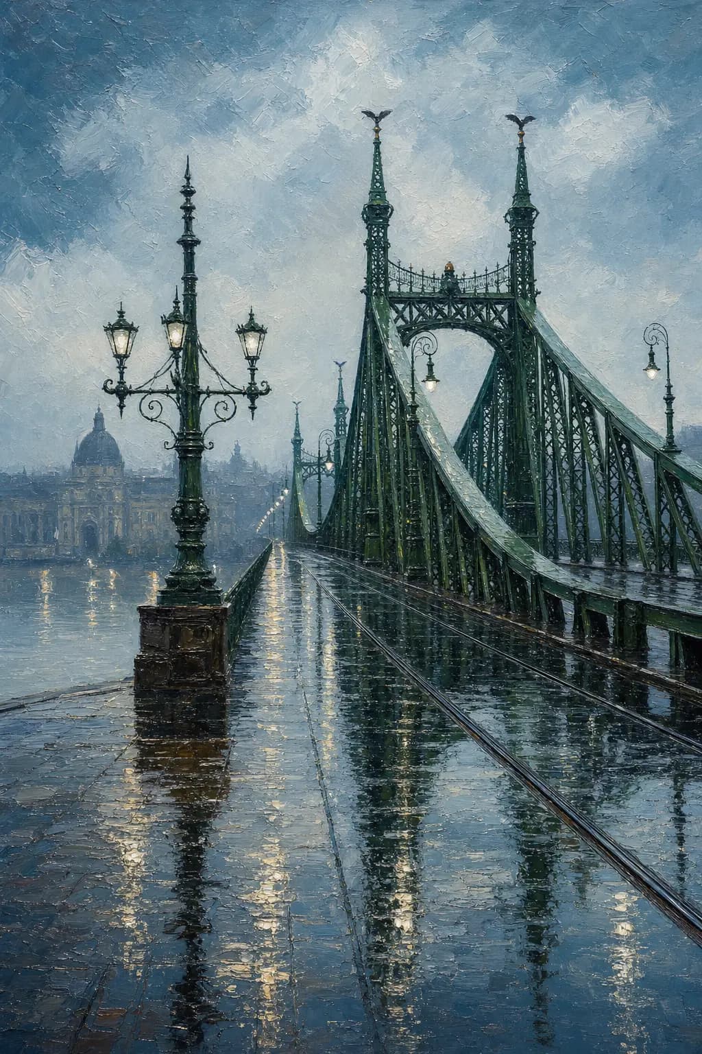 Fővám-Regen auf der grünen Spannweite