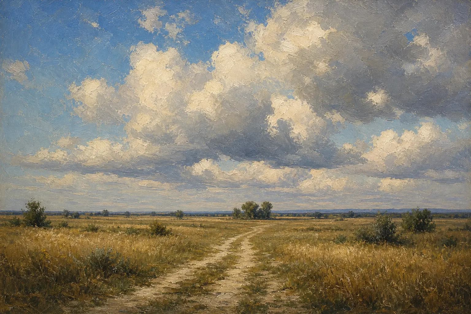 Wolkenweg in Hortobágy