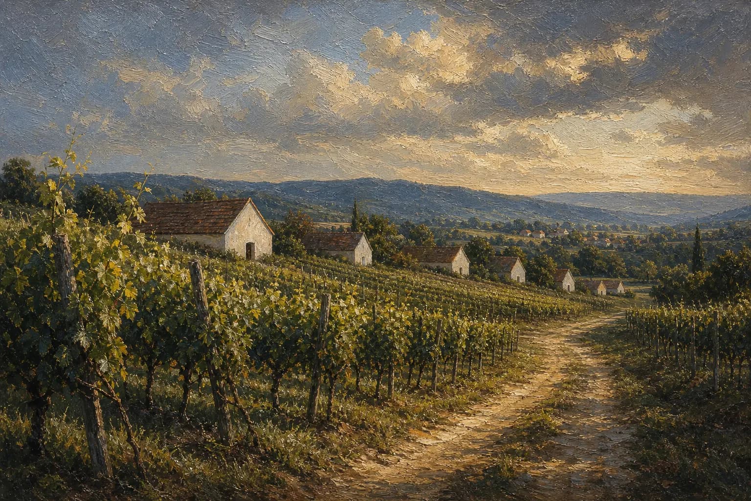 Kellerhügelweg bei Villány