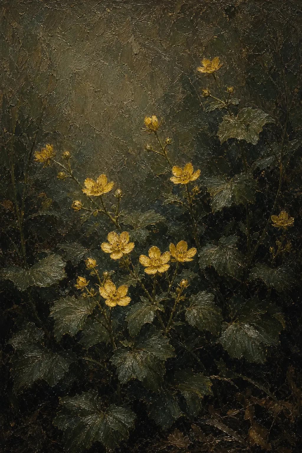 Gelbe Waldblumen