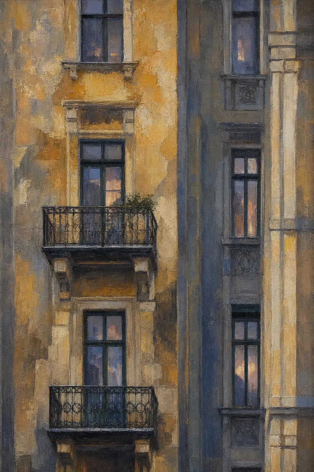 Balconies on Bródy Sándor Street